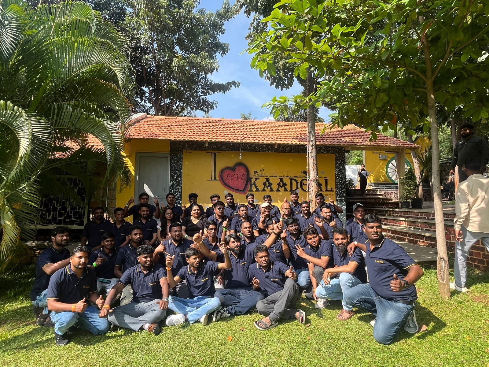 Group portrait after an outdoor IZT program